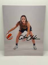 Caitlin Clark Black Dribble Indiana Black Signed Autographed Photo Authentic 8X picture