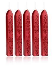 Metallic Red Sealing Wax Sticks  5 Pcs Totem Fire Manuscript Wax Seal picture