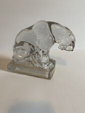New Martinsville Glass Panther  /  Jaguar Bookend - Shelf Decor picture