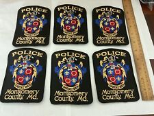 Police Montgomery County Md. collectable patches full size large patch new picture