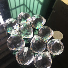30MM 10pc Clear Chandelier Parts Glass Crystal Ball Lamp Prisms Hanging Pendant picture