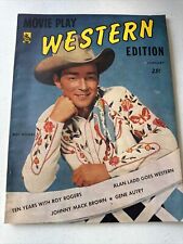 Roy Rogers, Movie Play Western Edition (Jan 1949) Jane Russell, Gene Autry Vtg picture