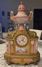 French Japy Freres Mantel Clock 1855 Medallion Howell James and Company To Queen picture
