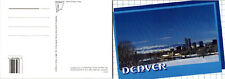 Denver The Mile High City below the Rocky Mountains CO Postcards unused 51975 picture