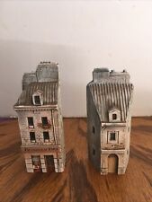 Lot Of 2 Gault French Miniature Buildings -Both Have Chips- picture
