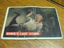 vintage1950's  DAVY CROCKETT CARD (orange)--BOWIE'S LAST STAND 80 picture