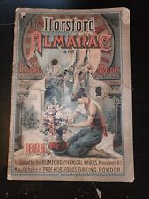 The Horsford Almanac and Cookbook 1885 Rumford Chemical Works Baking Powder picture