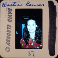 BR8-619 80s CHRISTINA RAINES FLAMINGO ROAD ACTRESS CANDID ORIG 35MM COLOR SLIDE picture