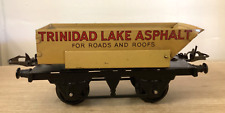 HORNBY O GAUGE *1948-59* T-4 TRINIDAD LAKE ASPHALT ROTARY TIPPING WAGON. Buff picture