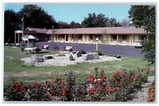 c1950's Post Motor Inn Motel Restaurant Cottages Milford Connecticut CT Postcard picture