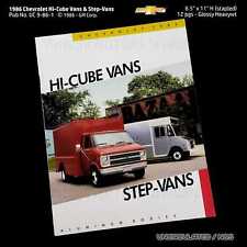 UNCIRCULATED 1986 Chevrolet Hi-Cube Step-Vans 12 pg Brochure 8.5
