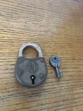Antique Brass Padlock Yale & Town Mfg With Key picture