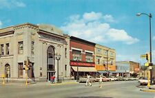 Postcard East Lincolnway in Valparaiso, Illinois~129335 picture