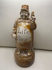 Schafer Vater Germany Antique Musical Decanter Butcher “Life Saver” 11” picture
