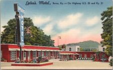 1950s BOREA, Kentucky Postcard EPLEE'S MOTEL Highway 25 Roadside Linen - Unused picture