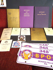 FIFTEEN Benevolent And Protective Order of The  ELKS Assortment of Booklets,Etc. picture