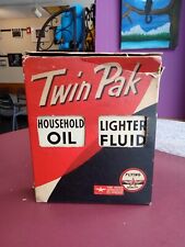 Flying A Twin Pak Vintage Handy Oiler Cans Household Oil & Lighter Fluid Veedol picture
