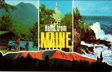 Mt Katahdin Maine Postcard Unposted No Writing Augusta 1970s picture