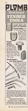 1929 Vintage Ad - PLOMB HAND-FORGED FENDER TOOLS, LOS ANGELES, CA picture