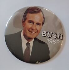 George HW Bush 6 Inch Campaign Button picture