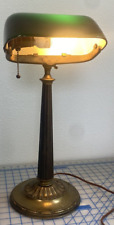 Antique Emeralite 8734 Bankers Desk Lamp Light 1916-1930 Original Green Glass picture
