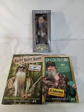 Uncle Si Robertson Bobblehead Duck Dynasty Commander 2 Books Sicology 101 picture