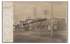 RPPC Street View Stores in MARIENVILLE PA Forest County 1906 Real Photo Postcard picture