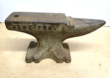 Vintage Small Anvil -  Signed  Rowe Foundry, Martinsville, Illinois picture