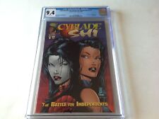 CYBLADE SHI BATTLE FOR INDEPENDENTS 1 CGC 9.4 1ST SARAH PEZZINI WITCHBLADE COMIC picture