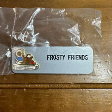 New Hallmark Store Frosty Friends Employee Name Tag Badge Pin picture