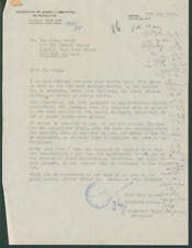 Interesting letter by Albert Vajs (Weiss) president Jewish federation Yugoslavia picture
