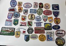 Lot of 41 Vintage Travel Patches Souvenir USA Ski Resorts National Parks More picture