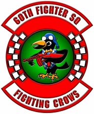 USAF 60th Fighter Squadron Self-adhesive Vinyl Decal picture
