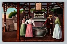 Shasta Springs CA-California, Shasta Drinking Fountain, c1910 Vintage Postcard picture