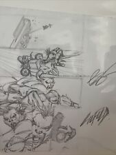 Rob Liefeld Onslaught Reborn Marvel Comics Original Art Storyboard picture