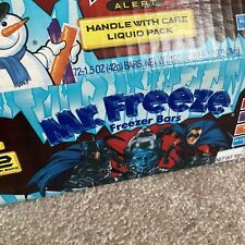 Vintage 1997 MR FREEZE  POPCICLES Box Package W/ Batman Robin Mr. Freeze RARE picture