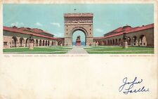Memorial Court & Arch Leland Stanford Jr University 1904 Postcard picture