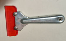 Vintage Red Lucite Scraper - Frederick Manufacturing Corp Brooklyn NY picture