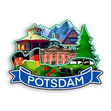 Potsdam Germany Refrigerator magnet 3D travel souvenirs wood craft gifts picture