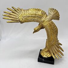 The Bradford Exchange Valiant Wonder Eagle Statue Golden Limited Edition #0284 picture
