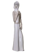 VINTAGE TENGRA MADE IN SPAIN LOVELY TALL LADY WITH HEAD SCARF FIGURINE 13
