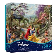 Thomas Kinkade ~ Snow White Dancing In The Sunlight ~  750 Piece Jigsaw Puzzle picture