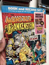The Monster of Frankenstein Power Book and 45 RPM Record - PR-14 Horror 1974 picture