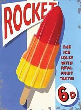 Rocket Lolly small steel sign 200mm x 150mm (og) picture