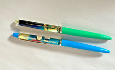 2 Vintage 1950's Musical Themed Trombone Clarinet Floaty Pens (for parts) picture