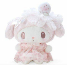 Sanrio My Melody Plush doll Birthday Plush doll White strawberry tea time NEW picture