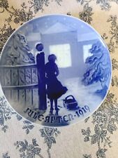 Royal Copenhagen Antique Christmas Plate 1919 RaRE Bing &Grondahl Porcelain Mint picture
