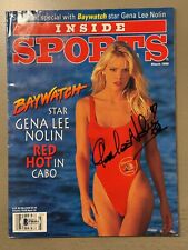 Gena Lee Nolin Autograph Signed Inside Sports Magazine Swimsuit Issue Beckett picture