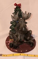 Big Sky Moose With Christmas Tree Retired, 2000