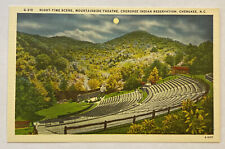 Vintage Postcard, Night Scene, Mountainside Theatre, Cherokee, North Carolina picture